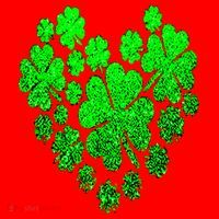 Happy St. Patrick Days Shamrock Santa Hat thumb 1