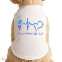 Heartbeat Semicolon Prevention Awareness Doggie Tank thumb 0