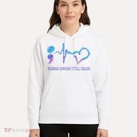 Heartbeat Semicolon Prevention Awareness Hoodie thumb 5