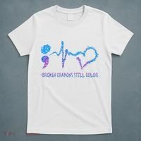 Heartbeat Semicolon Prevention Awareness T-Shirt thumb 5