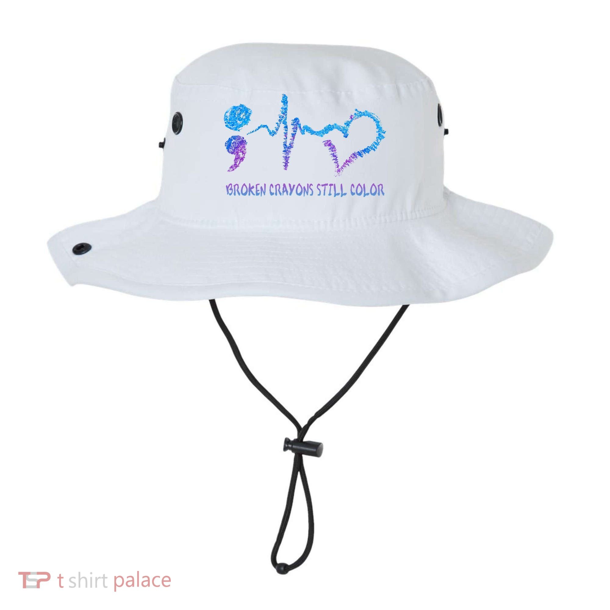 Heartbeat Semicolon Prevention Awareness Bucket Hat