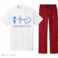 Heartbeat Semicolon Prevention Awareness Pajama Set thumb 0