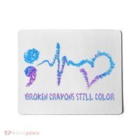 Heartbeat Semicolon Prevention Awareness Mousepad thumb 0