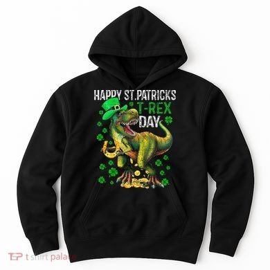 Happy St PaT Rex Dinosaur Saint Patrick's Day Cute Hoodie