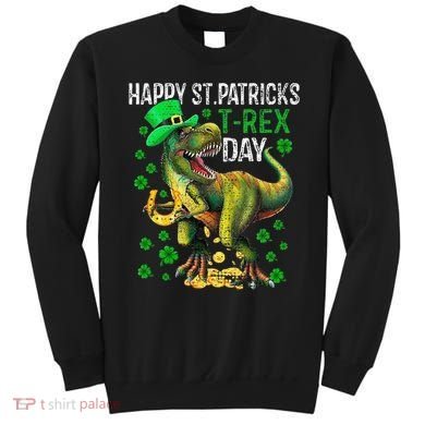 Happy St PaT Rex Dinosaur Saint Patrick's Day Cute Sweatshirt