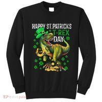 Happy St PaT Rex Dinosaur Saint Patrick's Day Cute Sweatshirt thumb 0