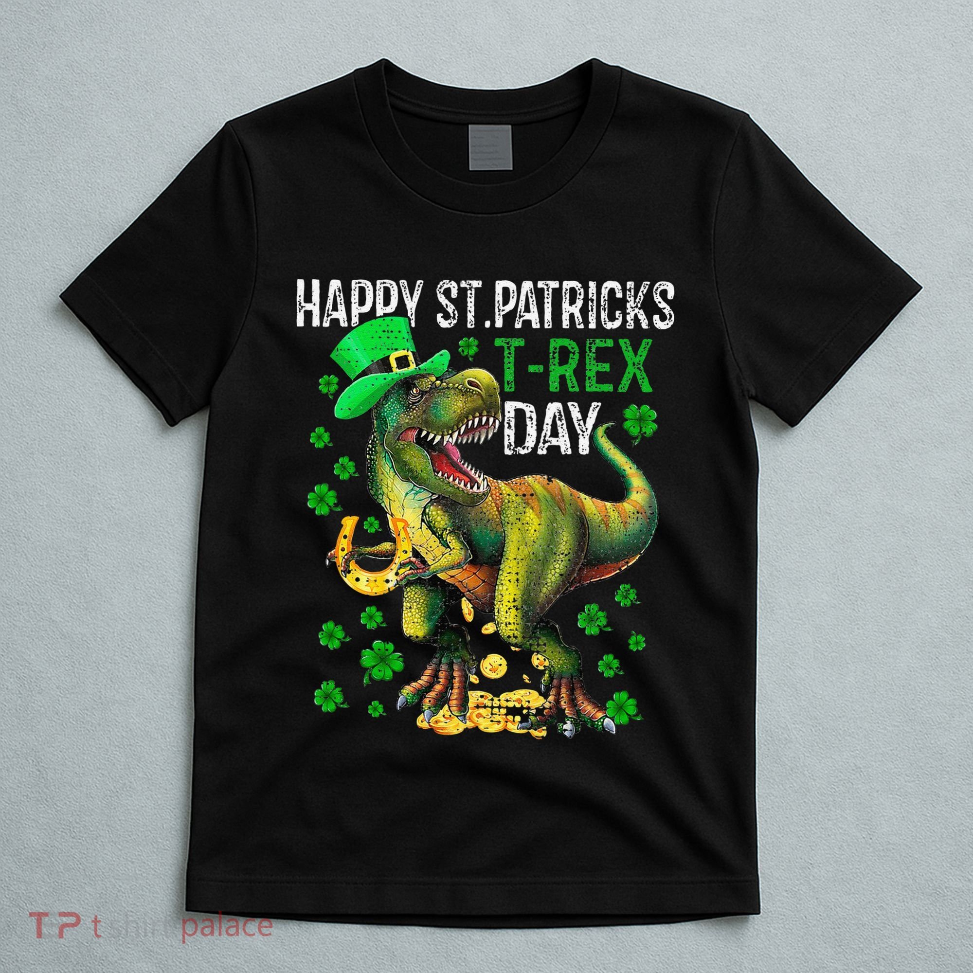 Happy St PaT Rex Dinosaur Saint Patrick's Day Cute T-Shirt