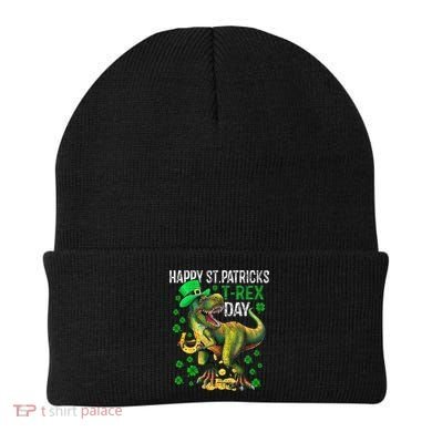 Happy St PaT Rex Dinosaur Saint Patrick's Day Cute Beanie