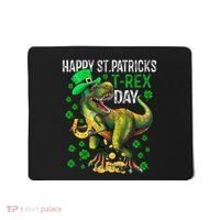 Happy St PaT Rex Dinosaur Saint Patrick's Day Cute Mousepad thumb 0