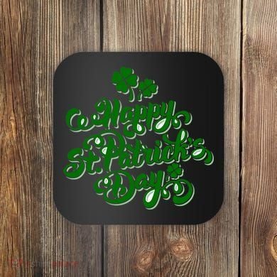 Happy St Patrick's Day Holiday Coaster