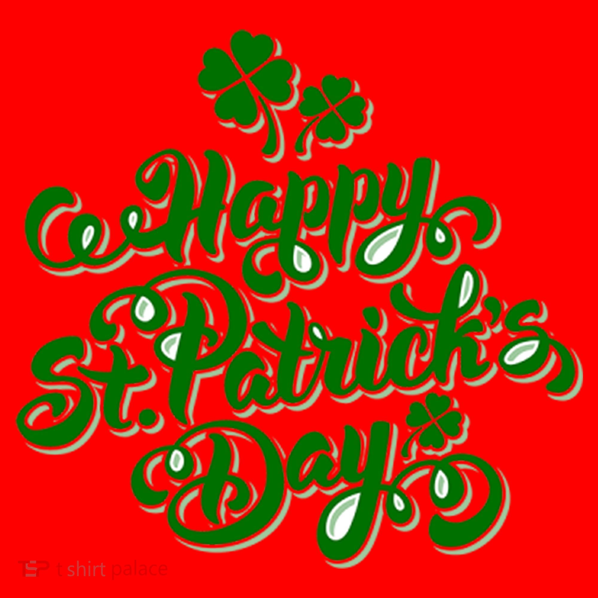 Happy St Patrick's Day Holiday Santa Hat