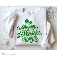 Happy St Patrick's Day Holiday Sweatshirt thumb 2