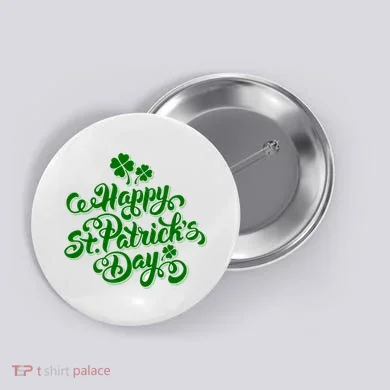 Happy St Patrick's Day Holiday Button
