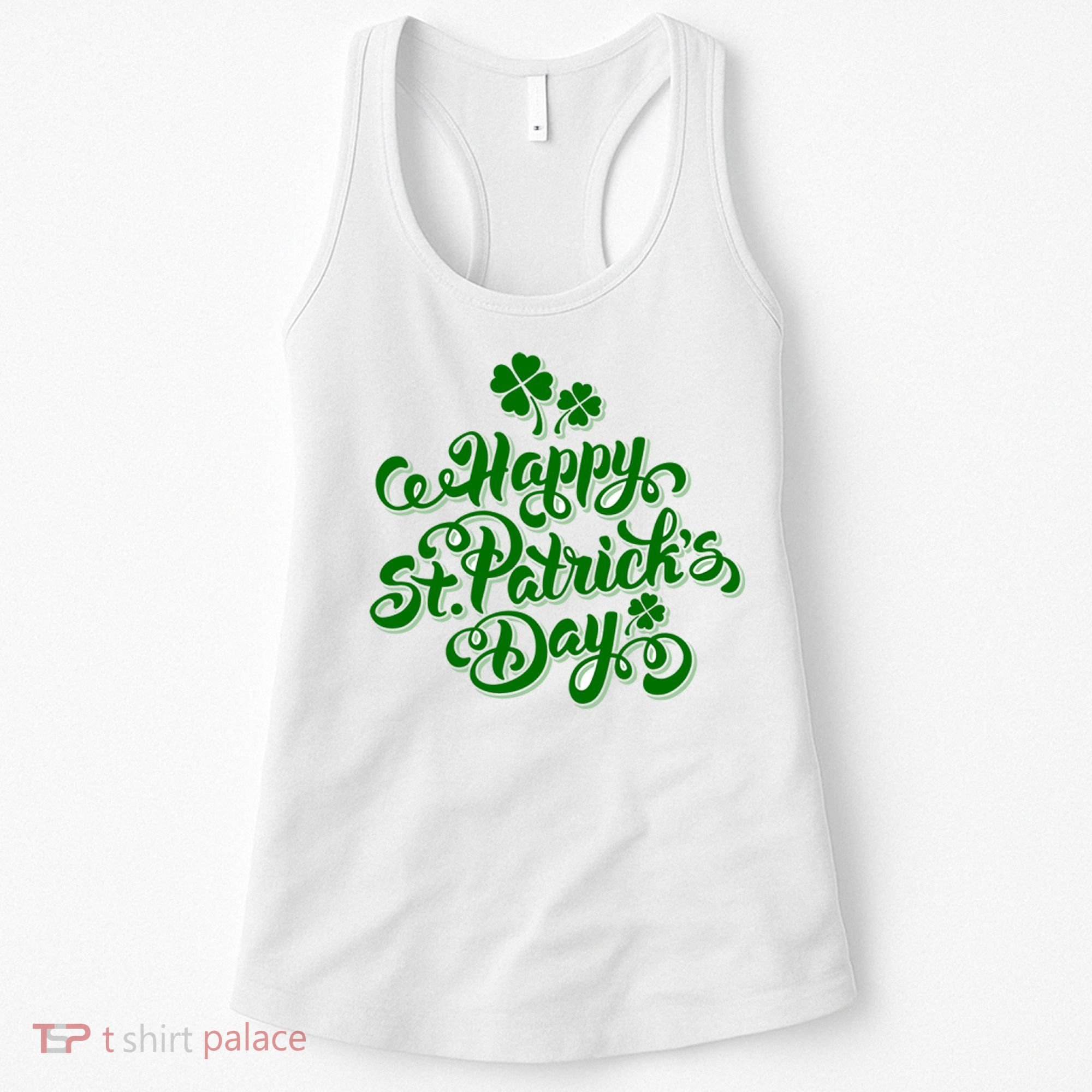 Happy St Patrick's Day Holiday Women's Tank Top