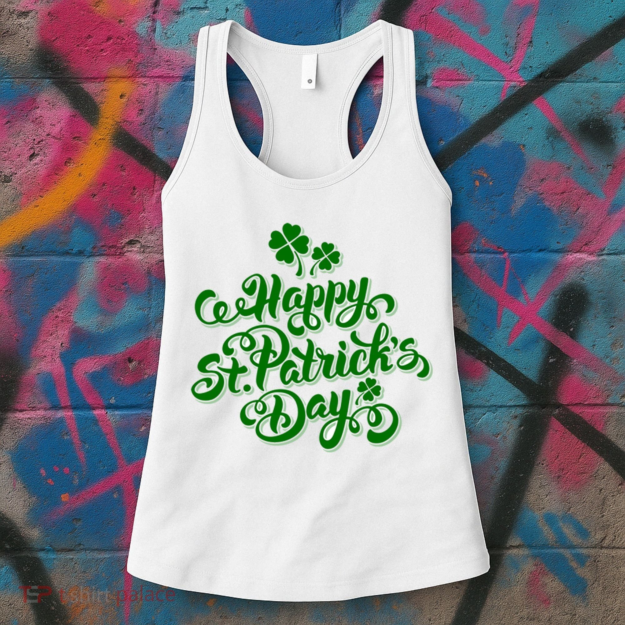 Happy St Patrick's Day Holiday Women's Tank Top