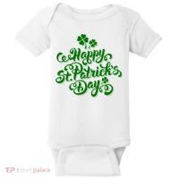 Happy St Patrick's Day Holiday Baby Bodysuit thumb 0