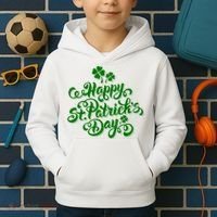 Happy St Patrick's Day Holiday Kids Hoodie thumb 2