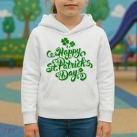Happy St Patrick's Day Holiday Kids Hoodie thumb 3
