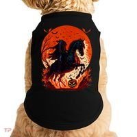 Halloween Scary Pumpkin Headless Horseman AI Doggie Tank thumb 0