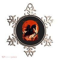 Halloween Scary Pumpkin Headless Horseman AI Ornament thumb 0