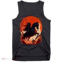 Halloween Scary Pumpkin Headless Horseman AI Tank Top thumb 0