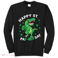 Happy St PaT Rex Dinosaur Saint Patrick's Day For Funny Sweatshirt thumb 0
