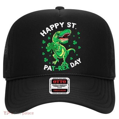 Happy St PaT Rex Dinosaur Saint Patrick's Day For Funny Hat