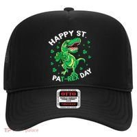 Happy St PaT Rex Dinosaur Saint Patrick's Day For Funny Hat thumb 0