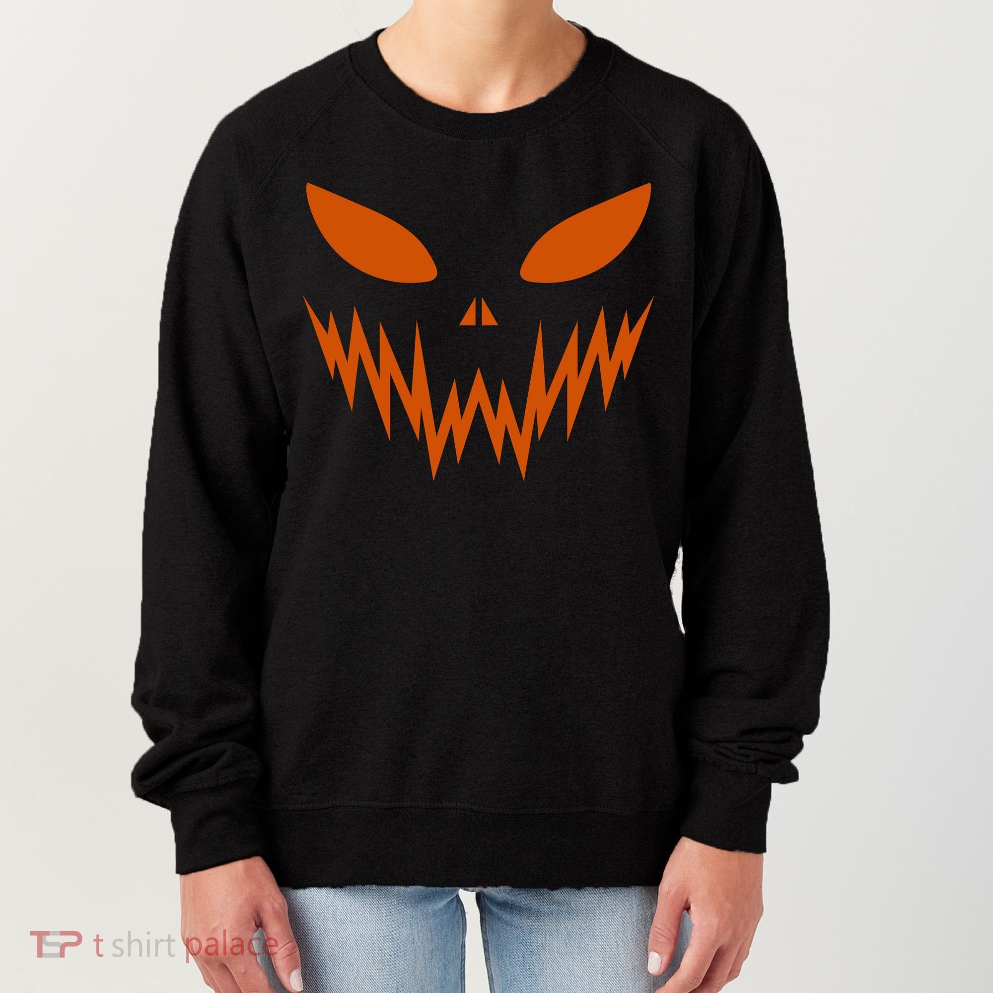 Halloween Spooky Pumpkin Women's Sweatshirt