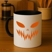 Halloween Spooky Pumpkin Coffee Mug thumb 4
