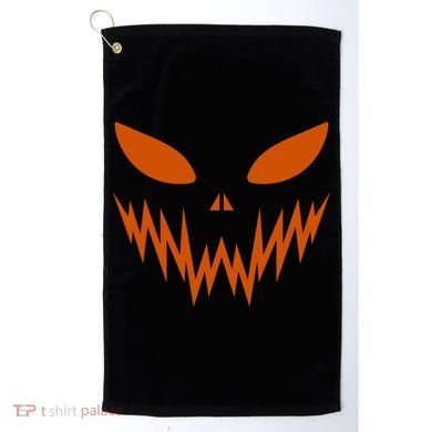 Halloween Spooky Pumpkin Golf Towel