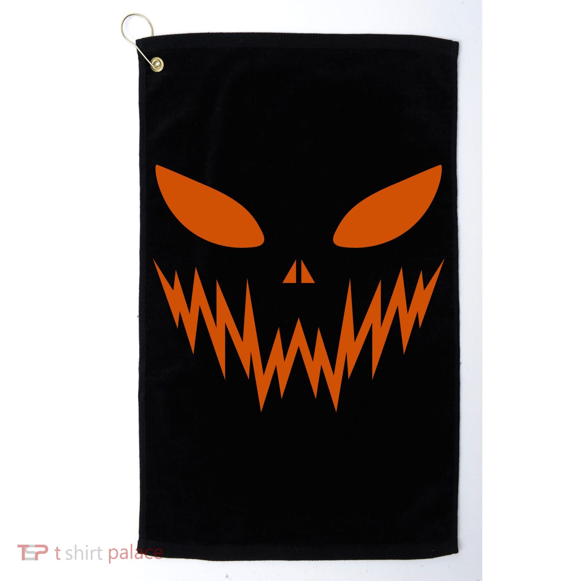 Halloween Spooky Pumpkin Golf Towel