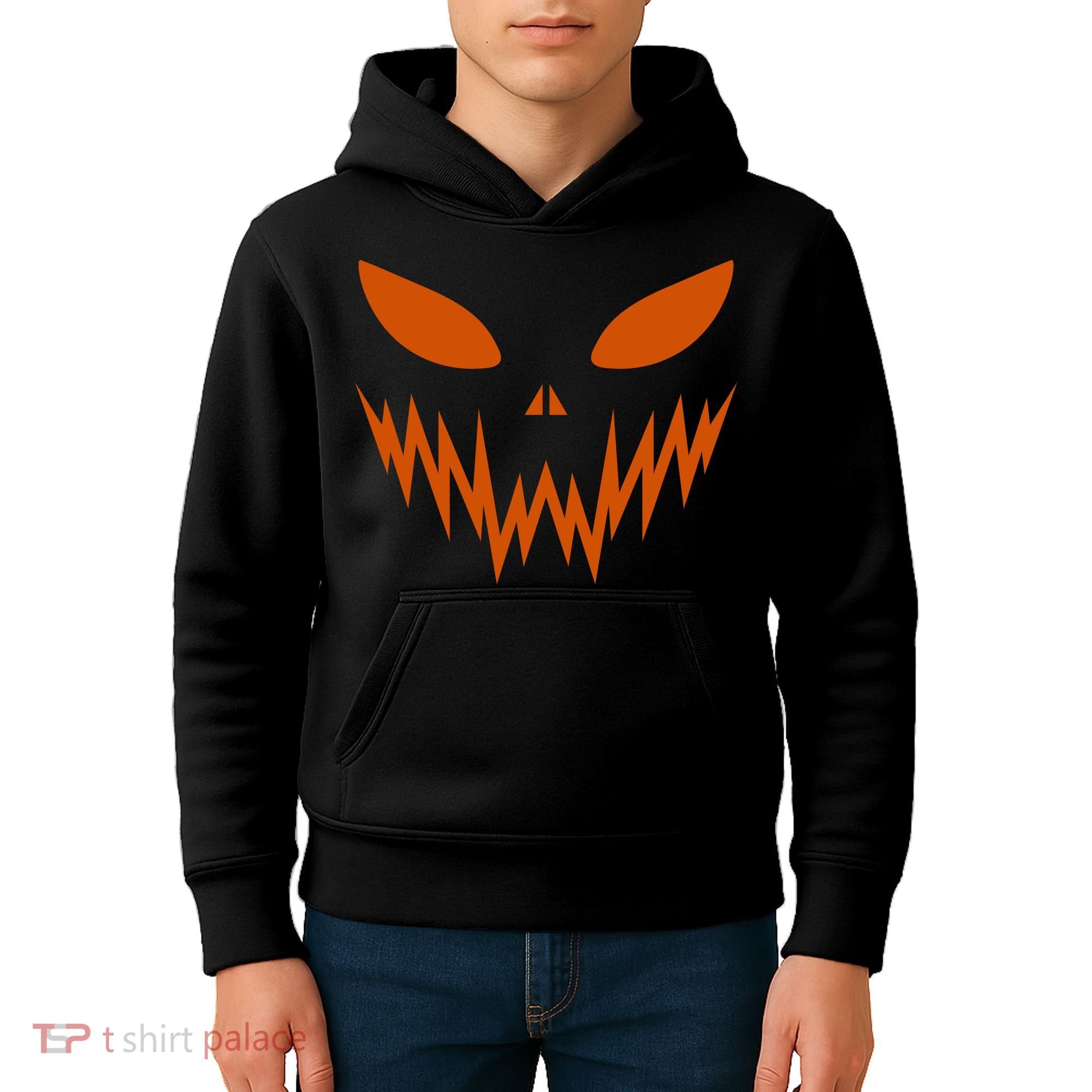 Halloween Spooky Pumpkin Kids Hoodie