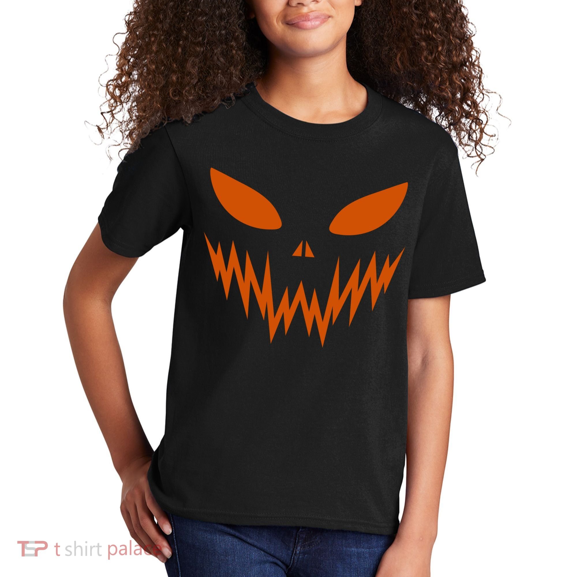 Halloween Spooky Pumpkin Kids T-Shirt