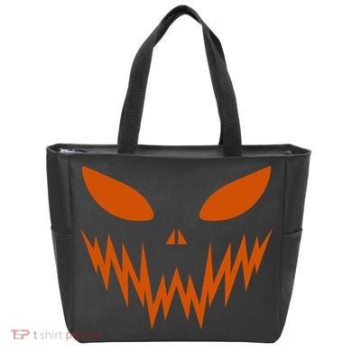 Halloween Spooky Pumpkin Tote Bag