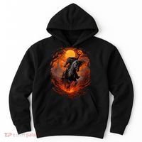 Halloween Scary Pumpkin Headless Horseman AI Hoodie thumb 0