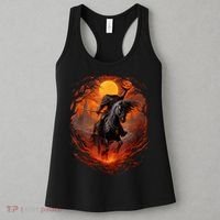 Halloween Scary Pumpkin Headless Horseman AI Women's Tank Top thumb 3
