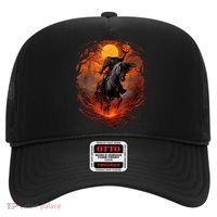 Halloween Scary Pumpkin Headless Horseman AI Hat thumb 0