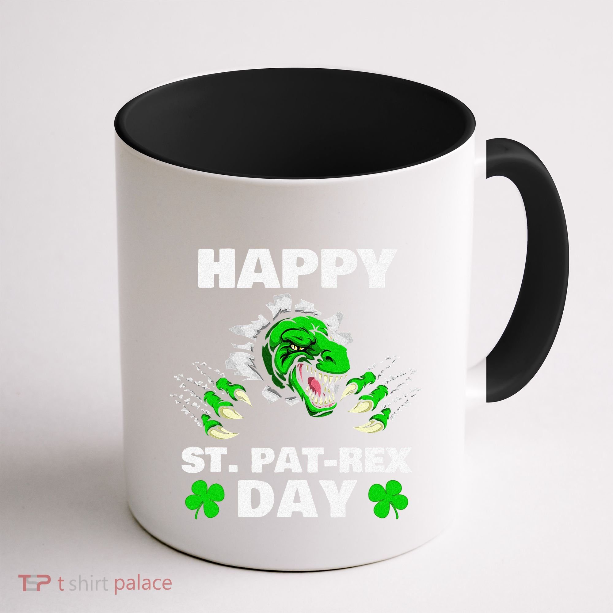 Happy St Pat Rex Dinosaur Saint Patrick's Day For Funnys Coffee Mug