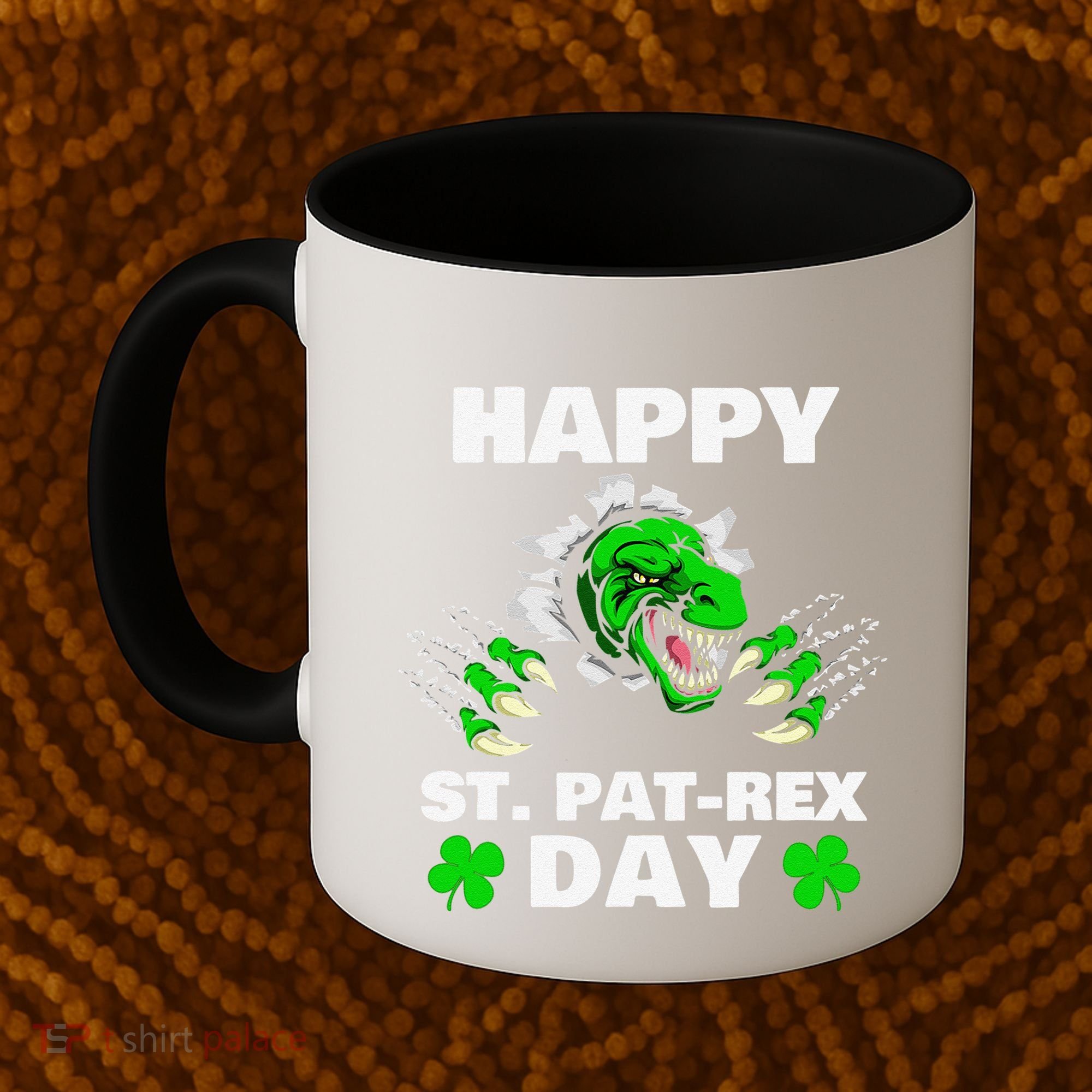 Happy St Pat Rex Dinosaur Saint Patrick's Day For Funnys Coffee Mug