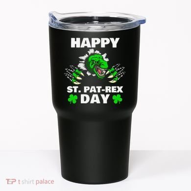 Happy St Pat Rex Dinosaur Saint Patrick's Day For Funnys Tumbler