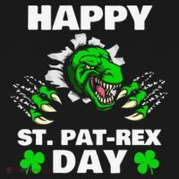 Happy St Pat Rex Dinosaur Saint Patrick's Day For Funnys Tank Top thumb 6