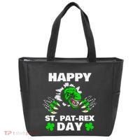 Happy St Pat Rex Dinosaur Saint Patrick's Day For Funnys Tote Bag thumb 0