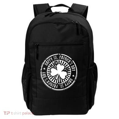 Happy St Patrick's Day Logo Backpack