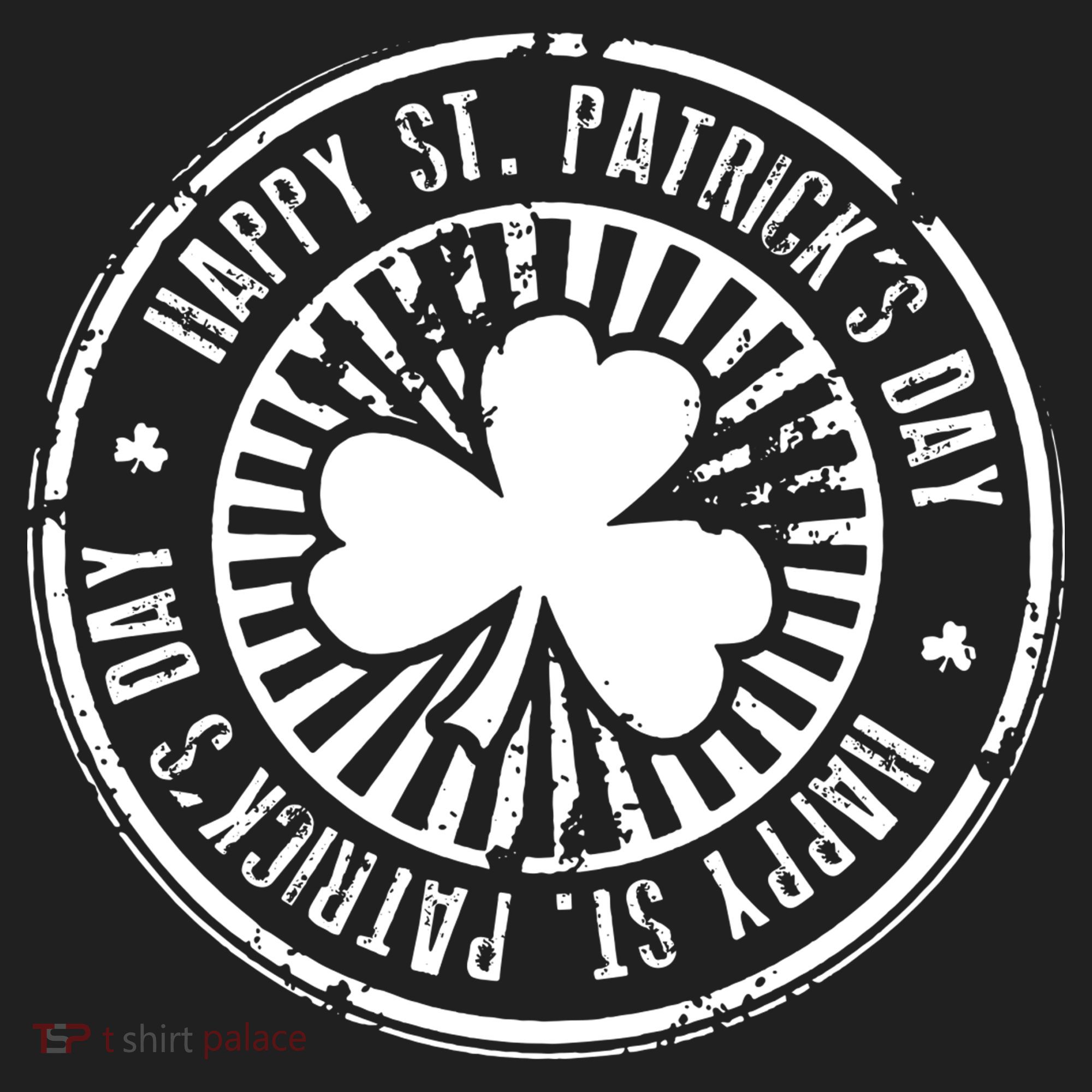 Happy St Patrick's Day Logo Beanie