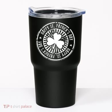 Happy St Patrick's Day Logo Tumbler