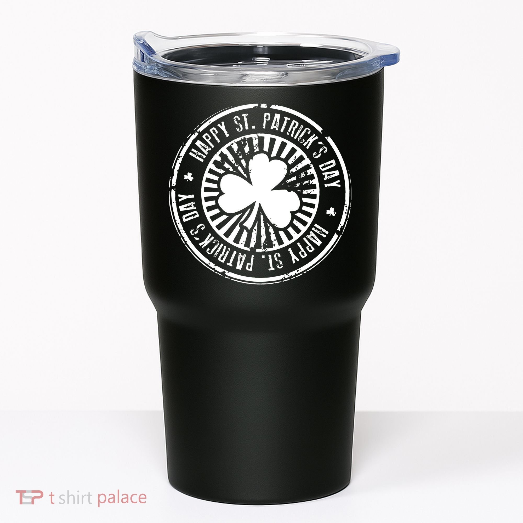 Happy St Patrick's Day Logo Tumbler