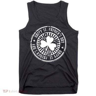 Happy St Patrick's Day Logo Tank Top