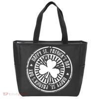 Happy St Patrick's Day Logo Tote Bag thumb 0