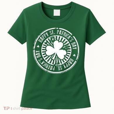 Happy St Patrick's Day Logo Women's T-Shirt